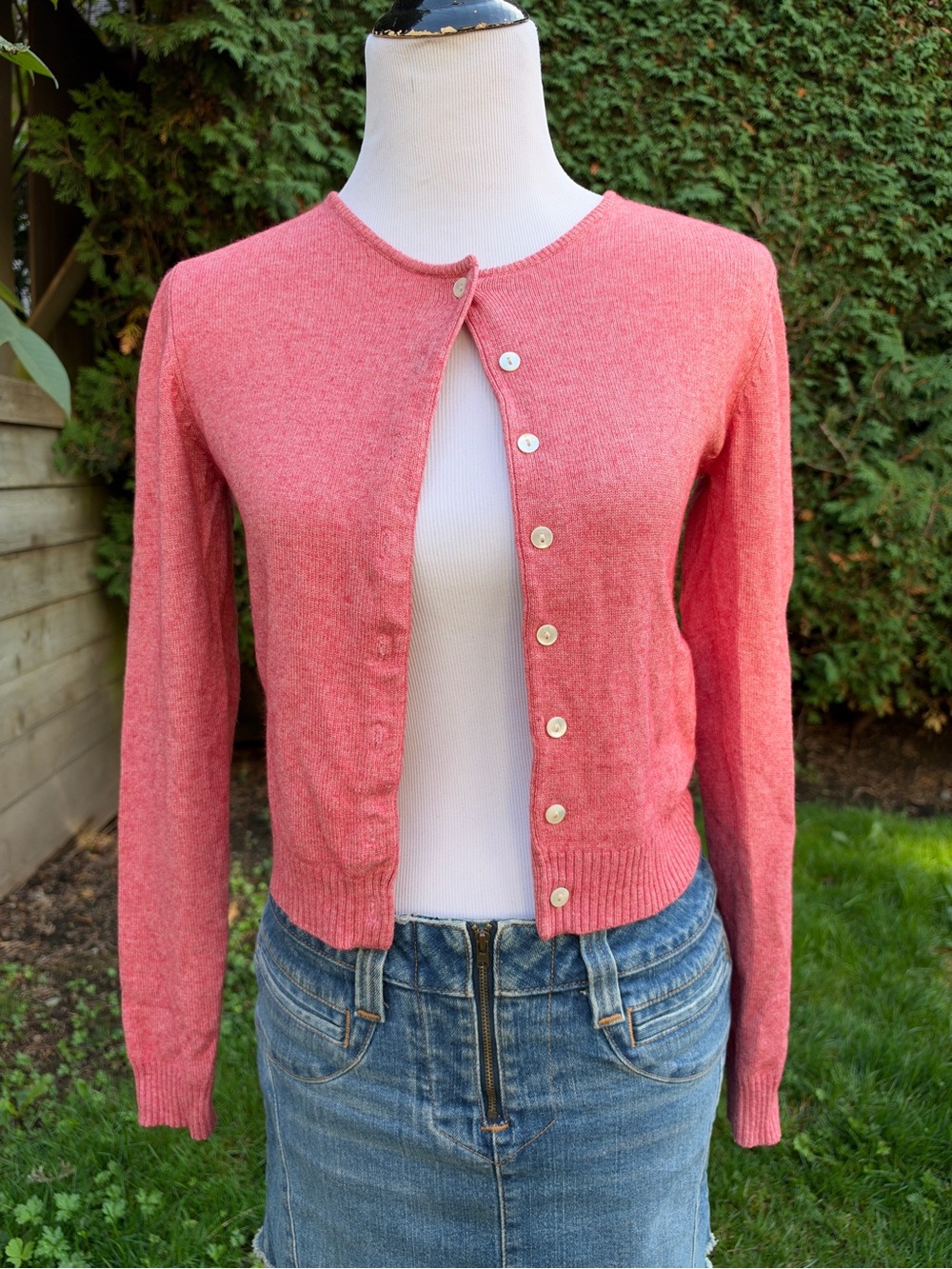 Silk-Cashmere Pink Women's Cardigan
